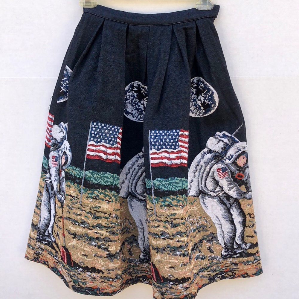 One of a kind man landing on moon skirt Jungle Me